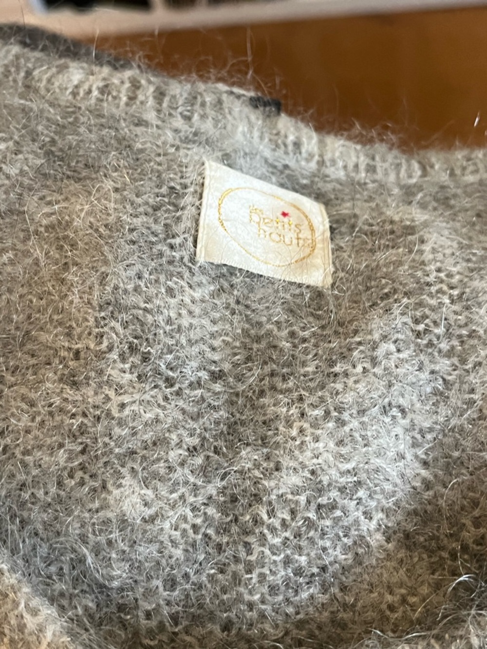 Des Petits Hauts Achante kid mohair blend cardigan size T1 small medium - Picture 3 of 5